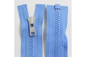 For YKK No.3 Resin Open-End Zipper 144 Blue 55.5cm Length Waterproof Plastic for Coat & Down Jacket for Garments