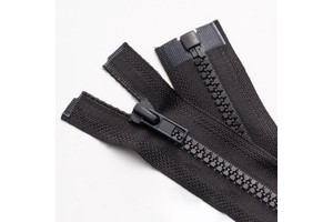 New Design Nylon Zipper Manufacture Fancy 5# Closed Open End Zip Colorful Plastic Resin Zipper for Clothes