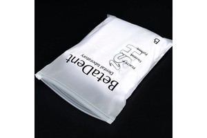 High Quality Custom Matte Zipper Slider for Shoes and Clothing Frosted PVC Zip Lock Packaging Plastic Poly Bag