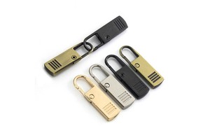 Cloxy DIY Garment Bag Sewing Accessories 37mm Metal Zipper Pull Lock for Clothing Bag Instant Zipper Replacement Zipper Slider