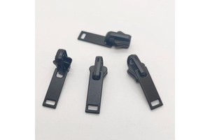 Custom Designer Resin Metal Zipper Puller with Slider Bag 5# Reversible Zip Sliders for Clothing Two Sided Zipper Pullers