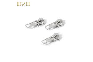 Wholesale Metal Custom logo Zipper Pull Head Fancy Zinc Alloy Zippers Puller Bags Zipper Slider