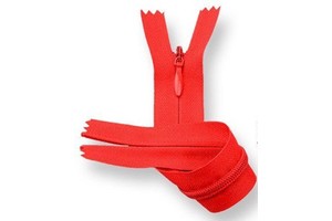 Open End Invisible Zippers with Semi Auto Lock Sliders Polyester/Nylon Material for Bags & Luggage