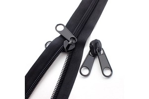 Custom #8 #10 Long Chain Nylon Tent Zipper With Double-Sided Slider
