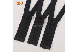 RHC Manufactur Zipper Custom Low Price 3# 5# 8# Nylon Zipper Open-end Zipper for Clothing Accessories