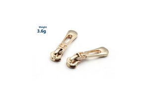 Wholesale High Quality Open-end Auto Lock 5# Custom Zinc Zipper with Metal Slider in Zippers Category