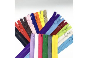 3# Resin Zippers Plastic With Pull Ring Close End Zippers DIY Bag Sewing Crafts Zipper
