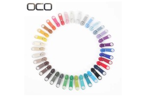 OCO 36 In-Stock Colorful Sliders for #3 #5 #7 Zinc Alloy Pullers - Nylon Sliders for Bags and Luggage Accessories