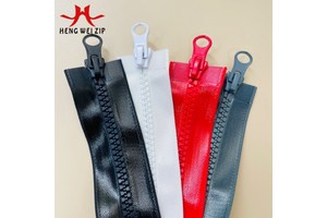 HW 60cm Two Way #5 Vislon Zipper Double Open Tail Waterproof TPU Resin Zipper OEKO-TEX Eco-friendly Premium Zipper