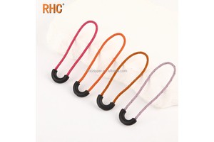 S339# Adjustable Pull Tab 1.5cm Eco-Friendly Reflective Spotted Rope U-Shaped Drawstring Cord for Clothing Bags Rope