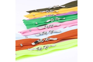 Nylon Bag Zipper Promotion #3 100cm120cm150cm Double Slider Nylon Zipper Eco-friendly Zipper for Sale