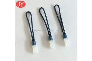 Unique Artistic Creative Designs Zipper Puller Transparent Rubber Nylon String with Star Pattern for Outdoor Use