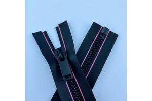 No.5 Custom Logo Garment Resin Zipper with Various Colors Plastic Bag Zipper Puller Slider by Manufacturer Open Type