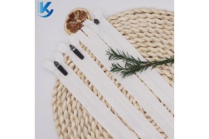 NO.3 White Nylon Zipper Customized Rubber PULLER High-quality Invisible Zipper for Pants Outdoor Assault Suit