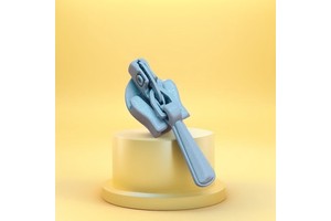 Factory Wholesale #4 Invisible Auto Lock Zips Diamond-shaped Puller for Dress Garment Pillow Zipper Head Slider