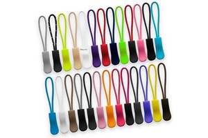 Detachable Zipper Buckle Slider Pendant Plastic School Bag Lanyard with Zipper Head Accessories Backpack Zipper Pull Tail Rope