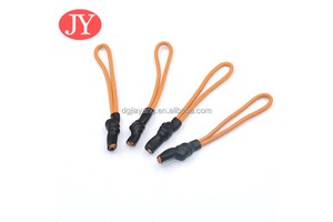Knotted Polyester Cord Heat Shrink Tube Travel Clasp Zipper Head with Puller and Bag Accessories for Garments