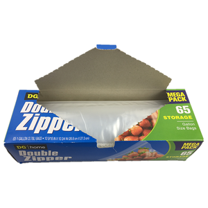 Supermarket-Quality Reusable High-Grade CPP Zipper PE Freezer Bag Custom Logo Resealable PE Packing Sandwich Shoes Fur Packaging