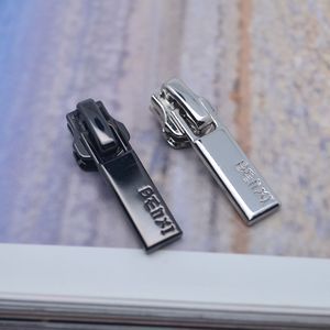 Custom Logo Metal Zipper Pulls for Garment Bags Custom Zipper Slider Design
