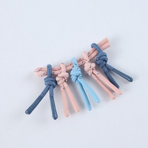 T-085# Cool Dual-Ended Zipper Pull Cord 3mm Colorful Dotted Reflective Silicone Rubber-Dipped Durable Plastic Apparel