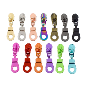 Meetee ZT179 5# Zipper Slider Puller Decorative Metal Zinc Zip Head Alloy for Bag Garment DIY Sewing Repair Kits Accessory