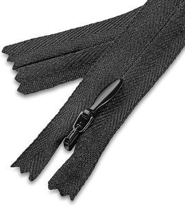 Cuetom Zipper Tape Size 3 Hidden Zipper Closed Tail Dress Pants Side Invisible Puller Resin Zipper Roll