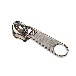 5# Decorated Metal Zipper Slider with Non-Lock Pull Premium Zipper Sliders