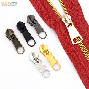 Custom Auto Lock Stainless Steel Zipper Sliders with Brand Logo for Garment & Bags-Durable Metal Plating