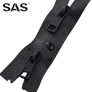 SAS Wholesale Open End Close End 3#5#7#8# Customized Color Waterproof Zipper for Wallet Jacket