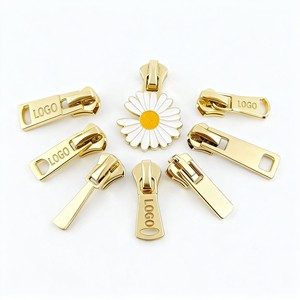 Custom High Quality Metal Zipper Puller 3#5# Gold Plating Luxury Style for Garments Shoes Clothes and Decoration