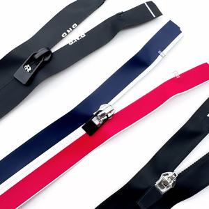 Zipper Waterproof Factory Wholesale Custom Nylon Zipper Open-End 3# 5# 7# Auto Lock Waterproof Zipper for Clothes Bags