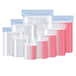 Reusable Transparent PE Zipper Bag for Storage and Packaging