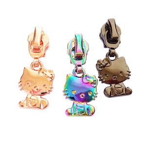 New Design Cute Kitty Cat Purse Zipper Pulls Zipper Slider