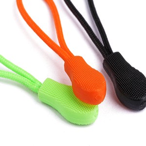 Colorful Fabric Woven Zipper Puller Rope Pulls Slider