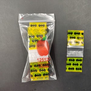 China Supplier Factory Accept Customized Logo Printing LDPE apple Mini Jewelry apple Bag