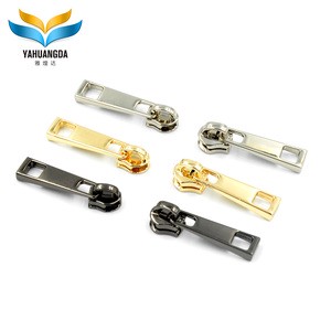 Custom Zipper Slider Sales #5 Non Lock Nylon Zip Head Zipper for Metal Zipper and Handbag