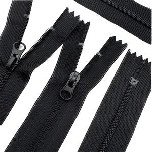 Custom Colors 3# Reversible Cremallera Sorok Concealed Nylon Invisible Zipper Eco-Friendly Durable Plastic for Customized