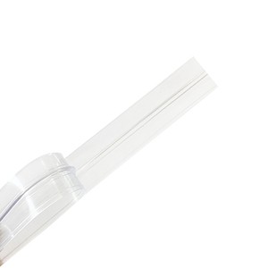 Wholesale Price Customized Color Without Plastic Slider PVC Zipper Tape For Packaging Bag