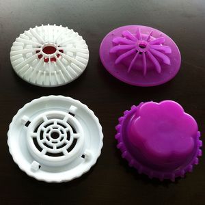 Customized Special Turntable Shapes Resealable PE PVC Various Colors Eco-friendly Durable Plastic Zipper Slider Header