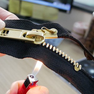 No.5 Aramid Material Fireproofzipper Custom Firefightingclothing Overalls Hightemperature Resin Flameretardant Zipper