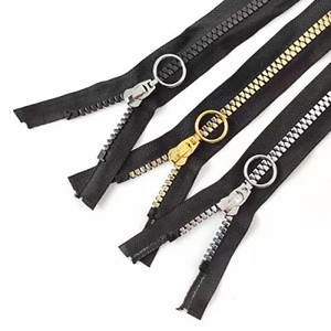 Manufacturer Custom Classic Slider Long Chain Open End Close End Metal Zipper for Handbags/clothes