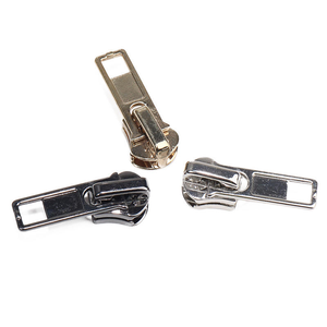 Custom Brand Alloy Metal Zipper Sliders with Auto Lock for Bags & Garments Logo Zipper Heads