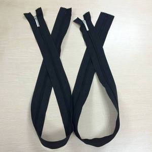 Lanke Good Selling Size #3 and #5 Black Long Chain Close End Nylon Zipper Tape Puller With Custom Logo