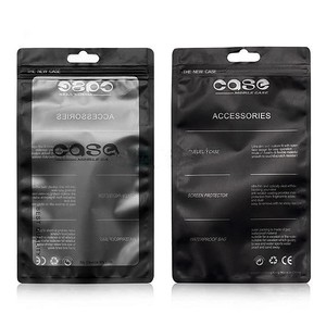 Custom Printing Resealable Stand up Pouch Food Grade Material Cell Phone Case Packaging for USD Cables