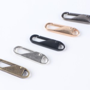 Hot Sale Handbag Metal Zipper Puller Custom Design Zipper Head Slider for Bags