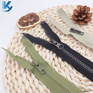 Factory Wholesale Customized Resin Zippers 5YKK Zipper Original Wholesale Vislon Zipper Jacket Backpack