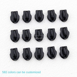 Genuine YKK Nylon Single Head Zipper Slider with Metal Unlock Feature and Elephant Nose Design