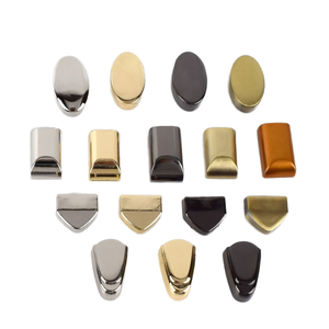 For Deepeel DIY Hardware Accessory Metal Zipper Pull Tail Lock Decorative End Buckle Straps Stopper Screw for Craft