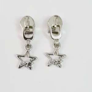 Different Silver Pulls for #5 Nylon Zipper