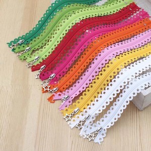 Nylon Zipper Children'S Clothing Design Tools #5 Star Woven High Quality Nylon Zipper for Sale Autolock Slider
